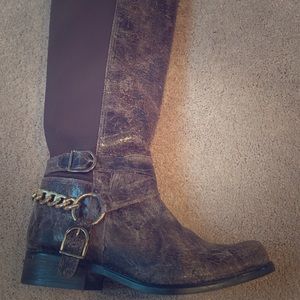 Betsy Johnson Biker boots 7M